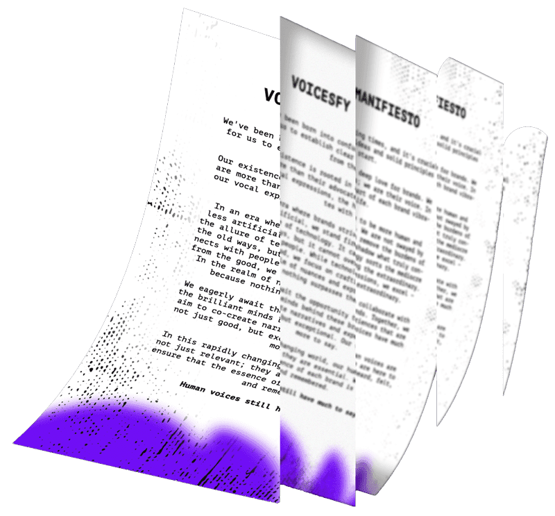 Voicesfy Manifesto